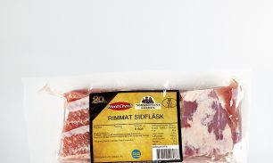Sidfläsk rimmat, konsumentpackad
