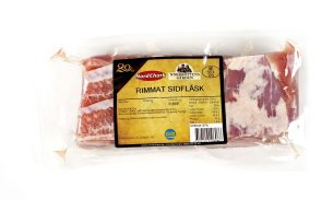 Sidfläsk rimmat, storpack